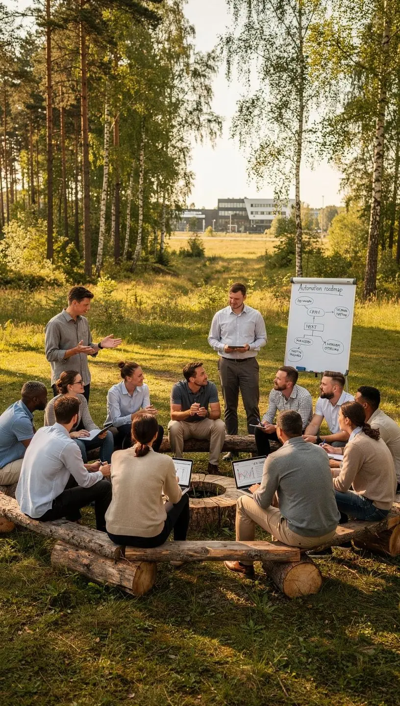 Professional team collaboration